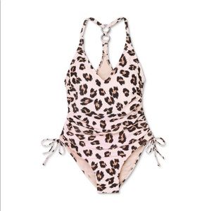 Merona cheetah swimsuit 1 piece